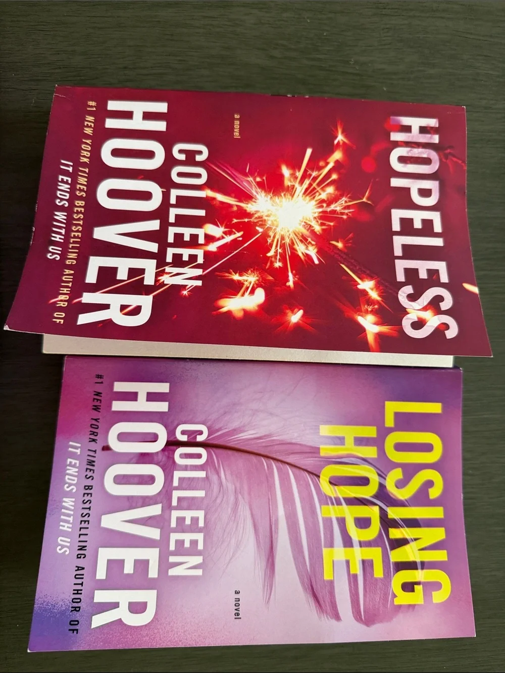 Hopeless / Losing Hope Novel Set - Pink & Purple Covers